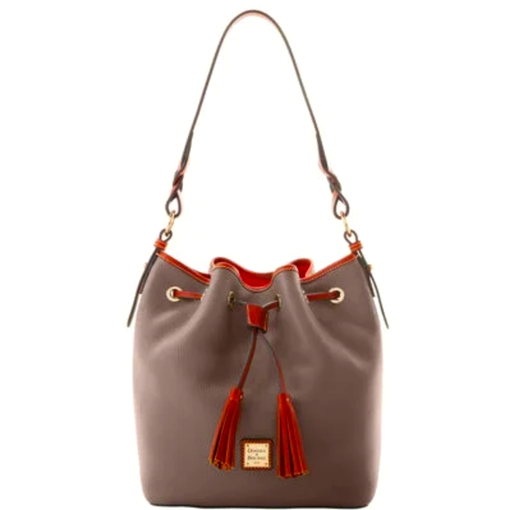 Dooney & Bourke Pebble Grain Tasha Drawstring Satchel